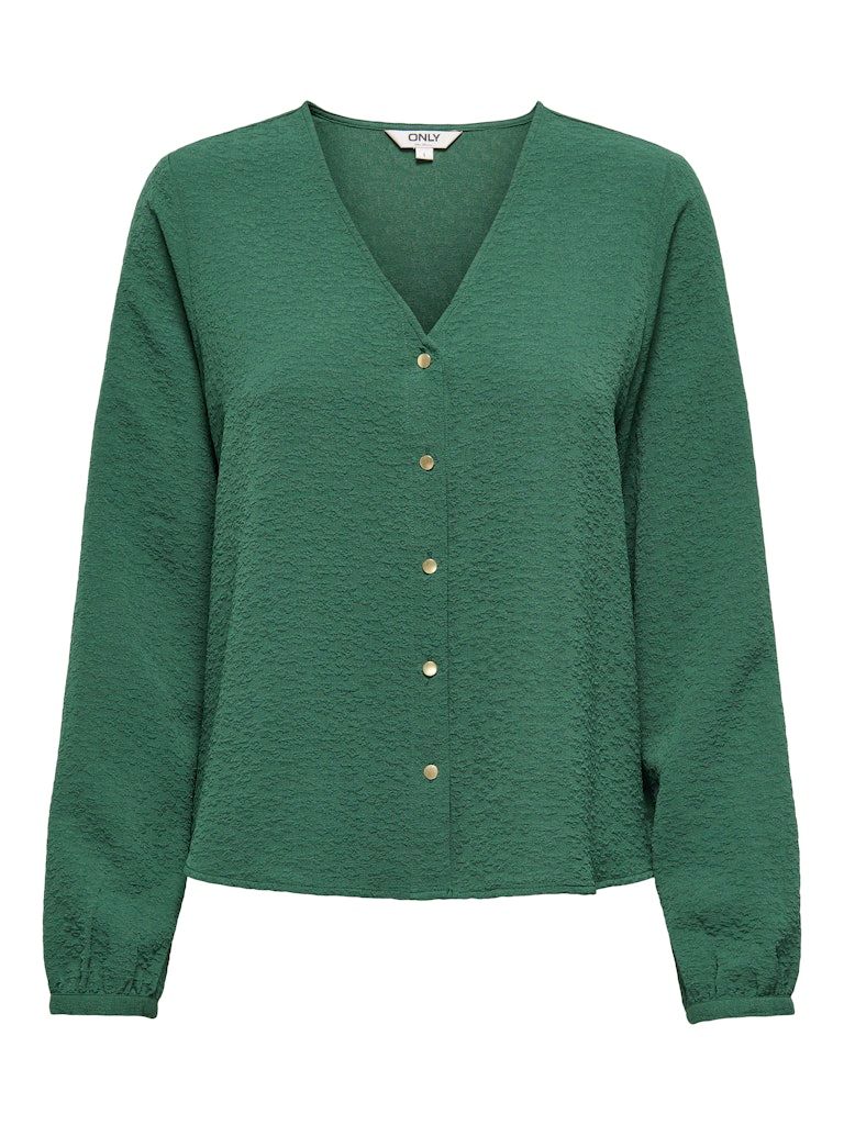ONLSVENDA FR L/S BUTTON TOP CS PTM Pineneedle