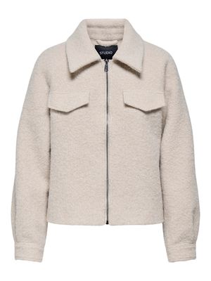 ONLMALO BOUCLE JACKET OTW NOOS Pumice Stone/MELANGE