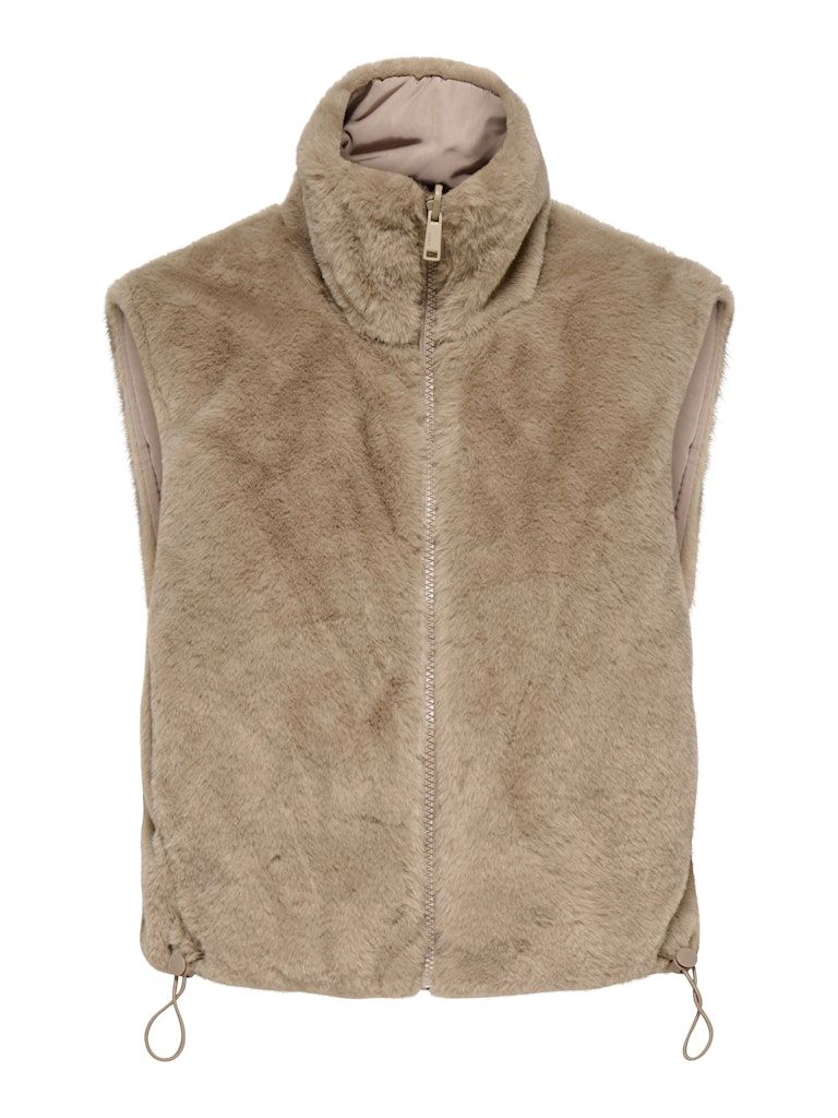 ONLDANA FAUX FUR REV.WAISTCOAT OTW CC Silver Mink