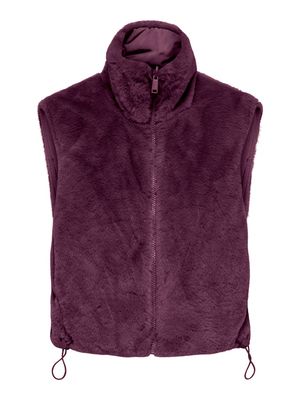 ONLDANA FAUX FUR REV.WAISTCOAT OTW CC Mauve Wine