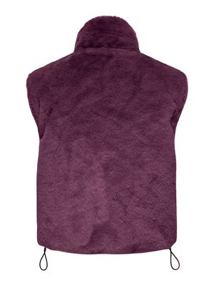 ONLDANA FAUX FUR REV.WAISTCOAT OTW CC Mauve Wine
