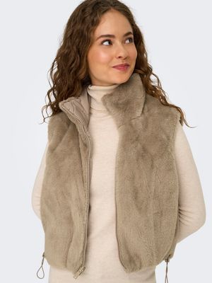 ONLDANA FAUX FUR REV.WAISTCOAT OTW CC Silver Mink