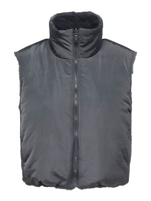 ONLDANA FAUX FUR REV.WAISTCOAT OTW CC Blackened Pearl