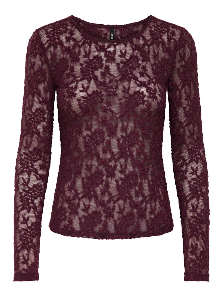 ONLBLAISE L/S TOP JRS Mauve Wine