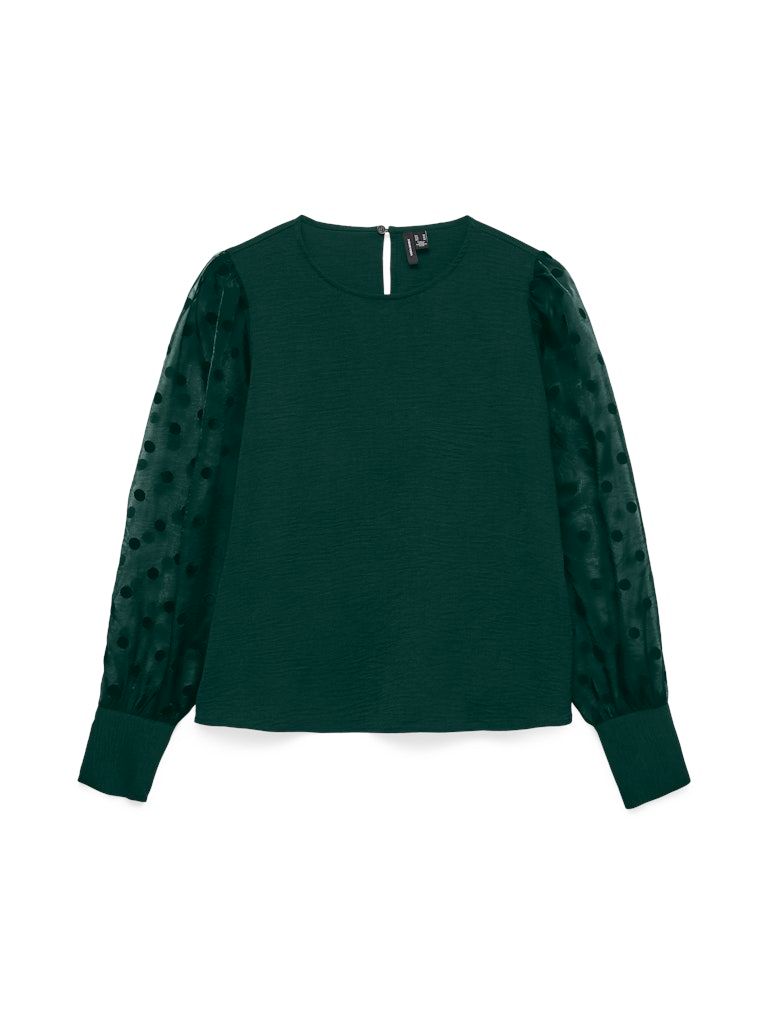 VMALVA DETAIL LS TOP WVN Pine Grove