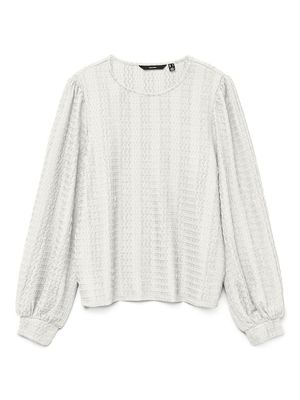 VMJASMIN LS O-NECK TOP JRS GA Snow White