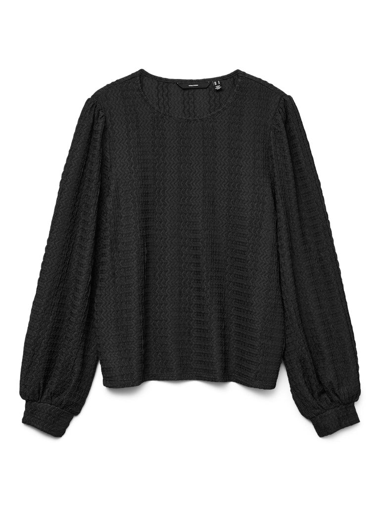 VMJASMIN LS O-NECK TOP JRS GA Black