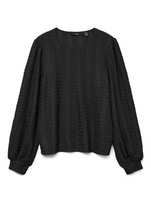 VMJASMIN LS O-NECK TOP JRS GA Black
