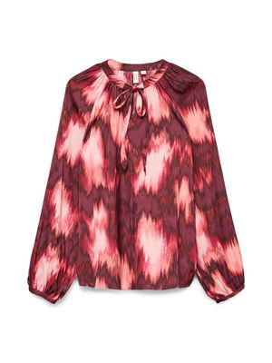 VMGERNA L/S TOP WVN LCS Winetasting/Gerna
