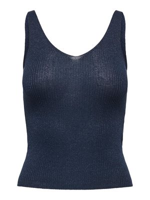JDYBODILLA LUREX S/L TOP KNT Total Eclipse/W DTM