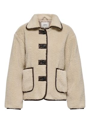 JDYNOELLA LIFE TEDDY JACKET OTW NOOS Cement