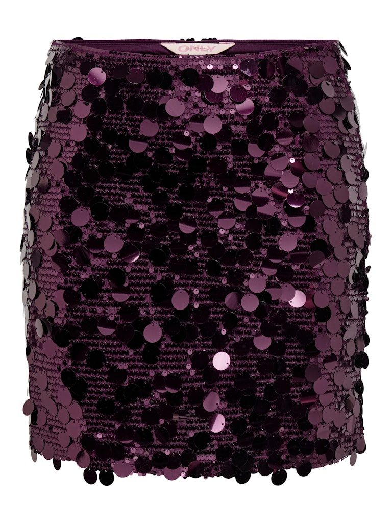 ONLJADEL SEQUINS SKIRT WVN Winetasting/W. WINET