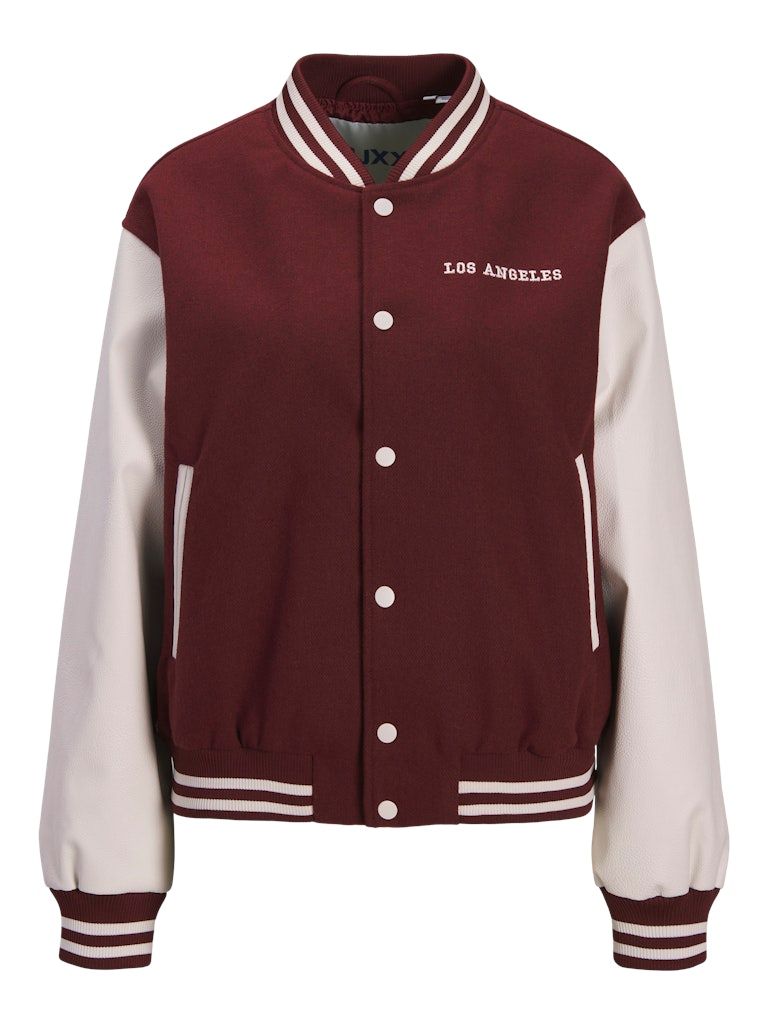 JXESSI COLLEGE BOMBER JACKET OTW LN Cabernet/CLOUD DANCE