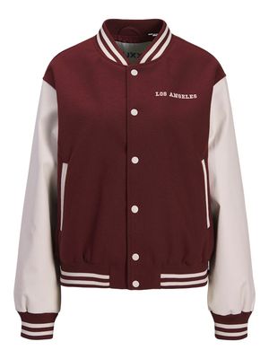 JXESSI COLLEGE BOMBER JACKET OTW LN Cabernet/CLOUD DANCE