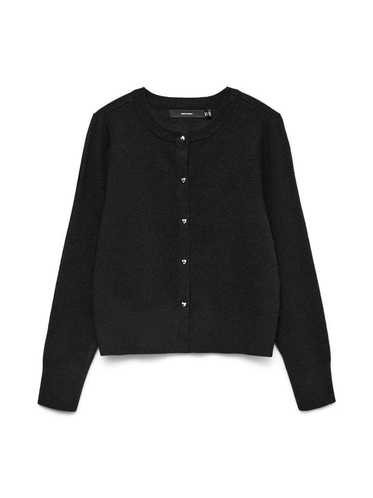 VMKACY LS O-NECK CARDIGAN Black