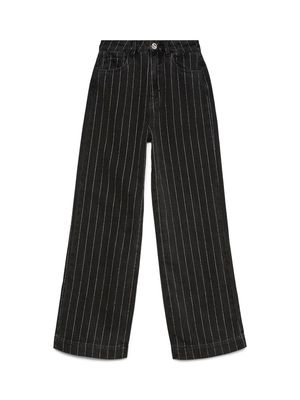 VMKATHY HR WIDE LUREX DNM JEANS SI205 Dark Grey Denim/LURE