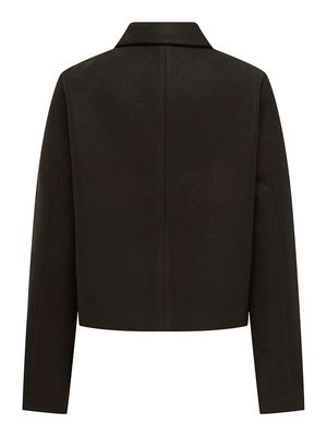 ONLVELA ZIP SHORT JACKET OTW Chocolate Torte/MELA