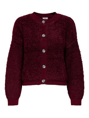 JDYEIRA LIFE L/S ONECK CARDIGAN KNT NOOS Cabernet