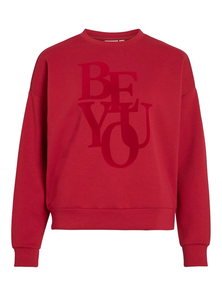 VIREFLECT BE YOU O-NECK L/S TOP Jester Red