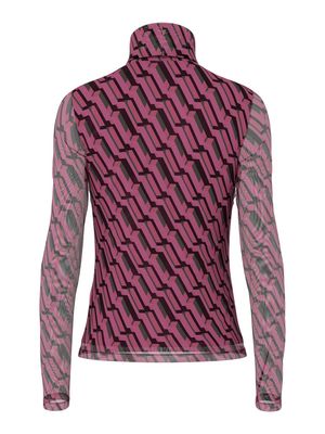 PCFLACY LS MESH TOP JRS D2D Black-GEOMETRIC