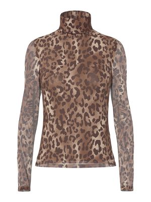 PCFLACY LS MESH TOP JRS D2D Toasted Coconut/LEO