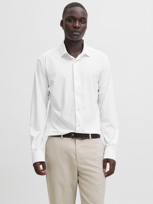 JPRBLAACTIVE STRETCH LS SHIRT SN White
