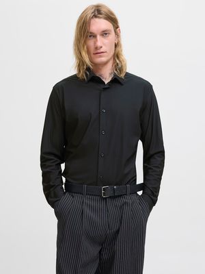 JPRBLAACTIVE STRETCH LS SHIRT SN Black