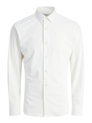 JPRBLAACTIVE STRETCH LS SHIRT SN White