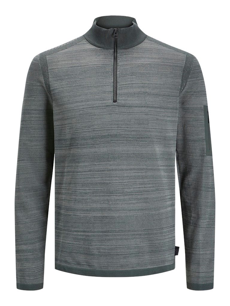 JCOMACE KNIT HALF ZIP SMU Urban Chic/Melange