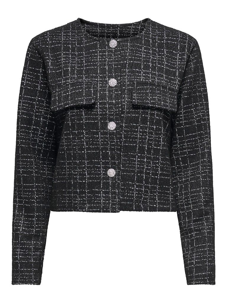 JDYDORIT L/S JACKET JRS Black-CHECK