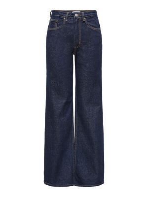 ONLJUICY HW WIDE RINSE DNM MAS763 NOOS Dark Blue Denim