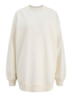 JXSANDRA LOOSE LS LONG CREW SWEAT CPHFW Egret/FASHIIONABLY