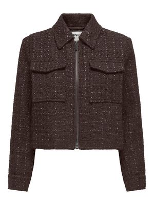 ONLSHONA L/S BOUCLE JACKET TLR Coffee Bean