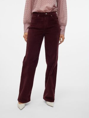 VMTESSA HR WIDE CORDUROY PANTS GA NOOS Winetasting