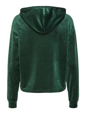 PCSILLI LS VELVET HOODIE JRS FC BC Trekking Green