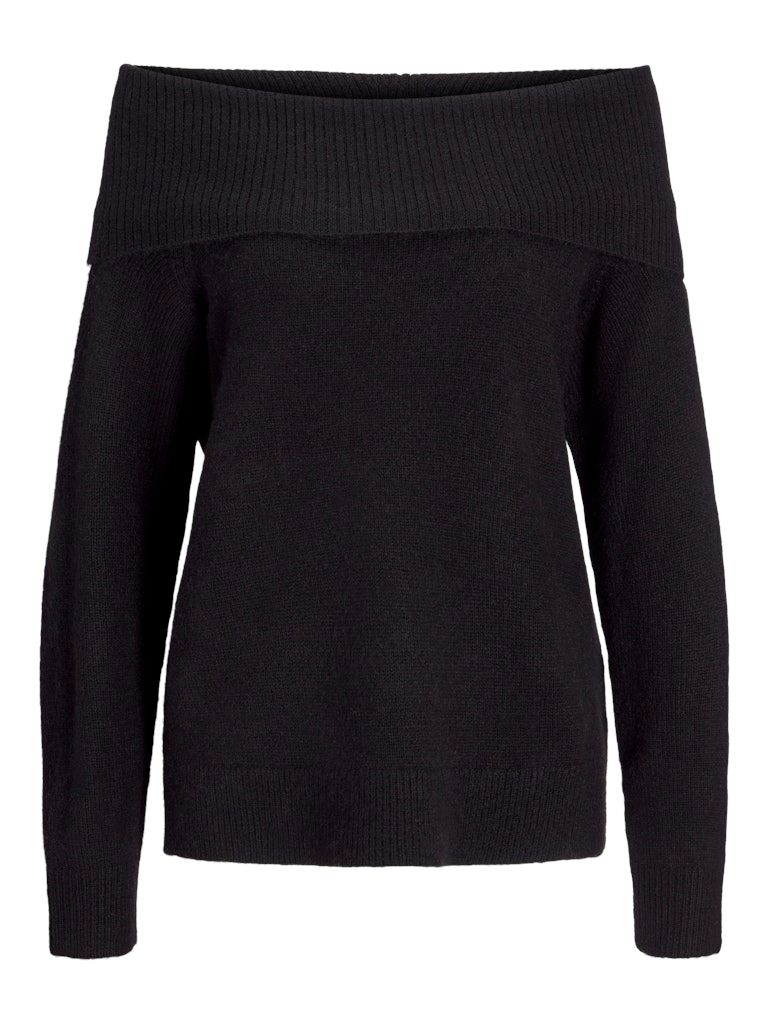 JXMINKA OFF SHOULDER KNIT Black