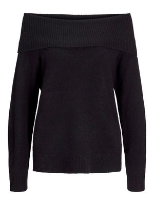 JXMINKA OFF SHOULDER KNIT Black