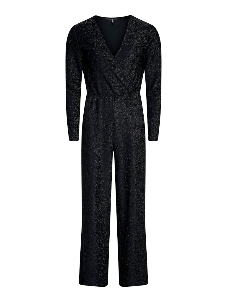 ONLRICH L/S GLITTER JUMPSUIT JRS Black/Black glitter