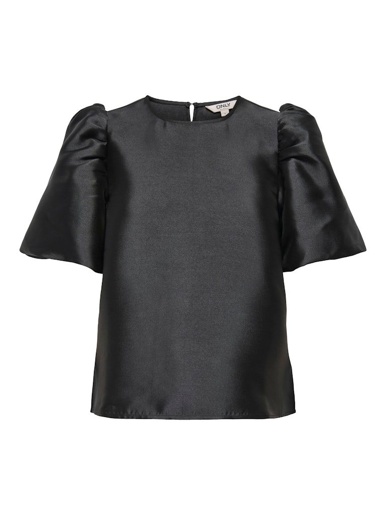 ONLMANNY 2/4 HEAVY SATIN TOP WVN CS Black