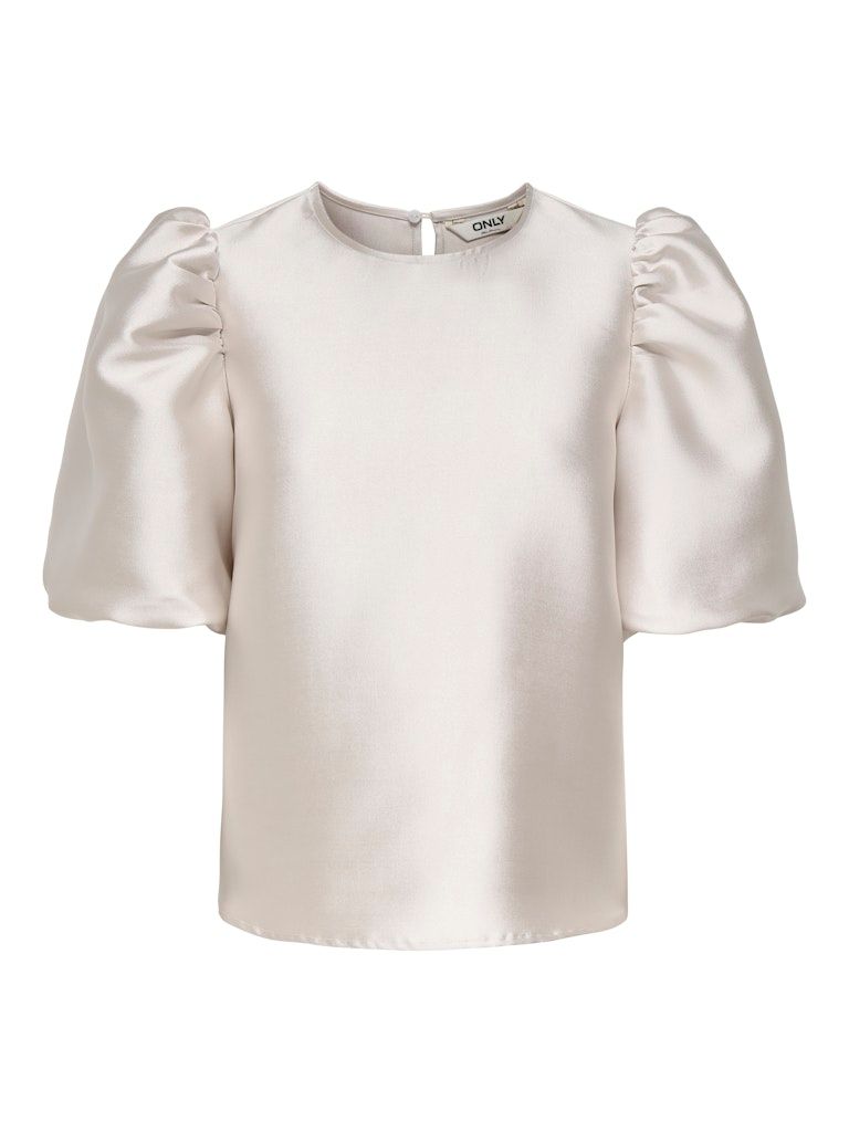 ONLMANNY 2/4 HEAVY SATIN TOP WVN CS Pumice Stone