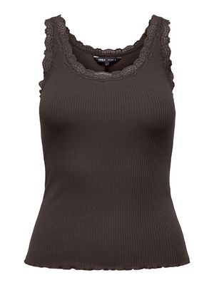 ONLSARA SHARAI LIFE TANK TOP JRS NOOS Chocolate Torte