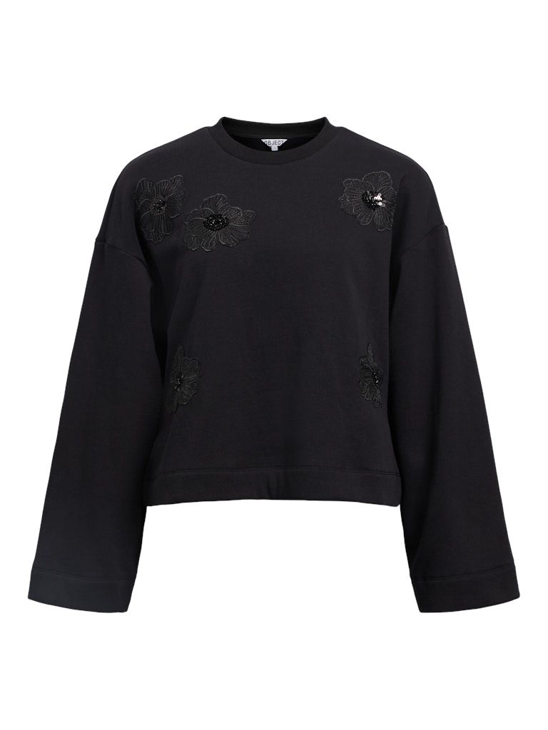 OBJCARLY L/S RE SWEAT TOP 141 Black