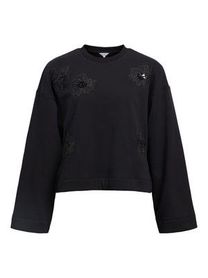 OBJCARLY L/S RE SWEAT TOP 141 Black