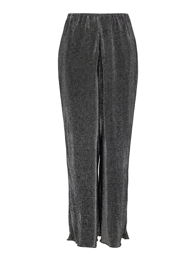 JDYVILMA LOOSE PANT JRS DIA Black-SILVER
