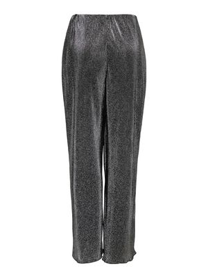 JDYVILMA LOOSE PANT JRS DIA Black-SILVER