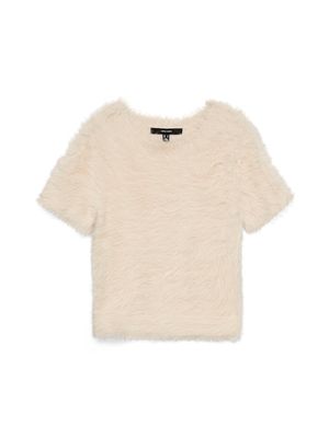 VMFLUFFY SS O-NECK PULLOVER Birch