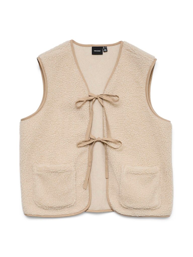 VMCLEO SHORT WAISTCOAT GA BOO Oatmeal
