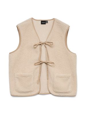 VMCLEO SHORT WAISTCOAT GA BOO Oatmeal