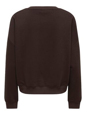 ONLSWEAT LIFE L/S CREW O.SIZE STATE NOOS Coffee Bean/STUDIO -