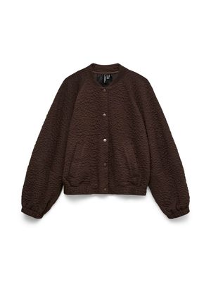 VMLEONIE LS SWEAT BOMBER EXP Chocolate Torte